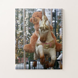 Carousel with Teddy Bear Jigsaw Puzzle