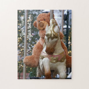 Carousel with Teddy Bear Jigsaw Puzzle