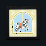 Carousel Zebra by June Erica Vess Gift Box<br><div class="desc">Ride along with this carousel zebra from June Erica Vess. Adults will feel nostalgic for the days they visited the fair and hopped on the merry-go-round and children will love the detail that Vess put into the piece. Add this to the wall of your kid's nursery, or give it as...</div>
