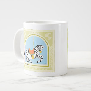 Carousel Zebra by June Erica Vess Large Coffee Mug