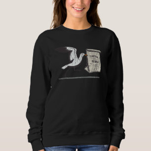 Carova Beach  NC Summertime Vacationing Seagull Lu Sweatshirt