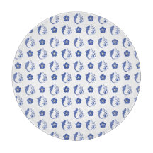 Carp Blossom Crest: Serene Blue Edition