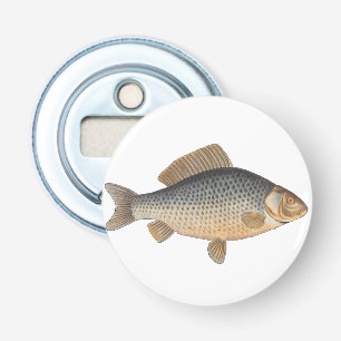 Carp fish fishing painting freshwater drawing bottle opener