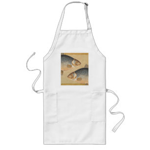 Carp fish fishing painting freshwater long apron