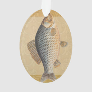 Carp fish fishing painting freshwater ornament