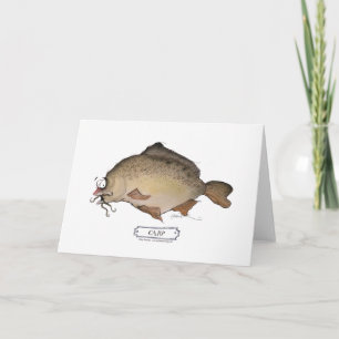 Carp fish, tony fernandes card