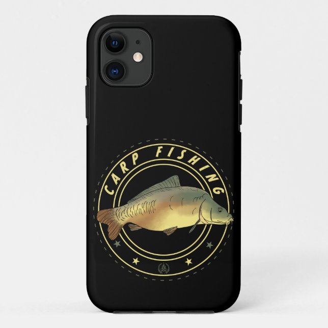 Carp Fisherman Angler Carp Fishing Lover Case-Mate iPhone Case (Back)