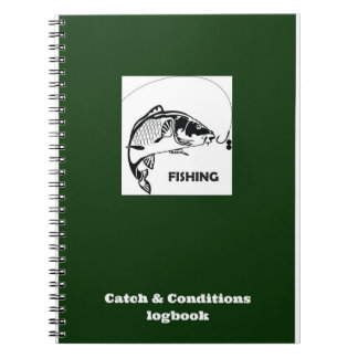 Carp fishing Catch and Conditions logbook Notebook