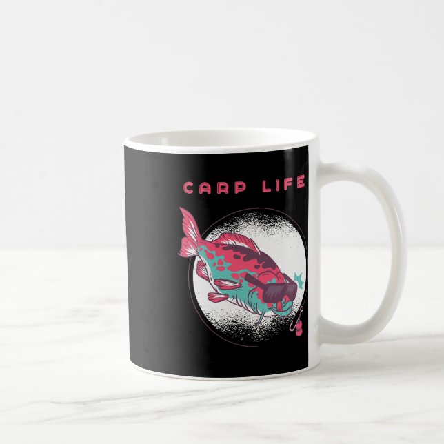 Carp Fishing  Coffee Mug (Right)