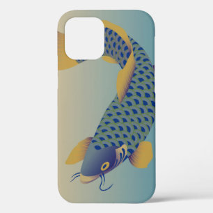 Carp, Japanese Design iPhone 12 Case