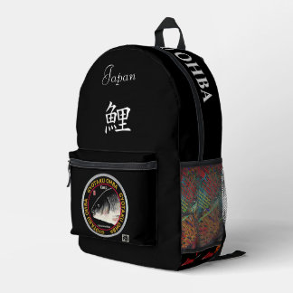 Carp Thank and pray for all life. You can change t Printed Backpack