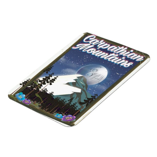 Carpathian Mountains Travel poster Magnet (Left Side)