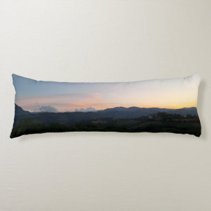 Carpathian Sunset – Romania Mountain Photography Body Cushion