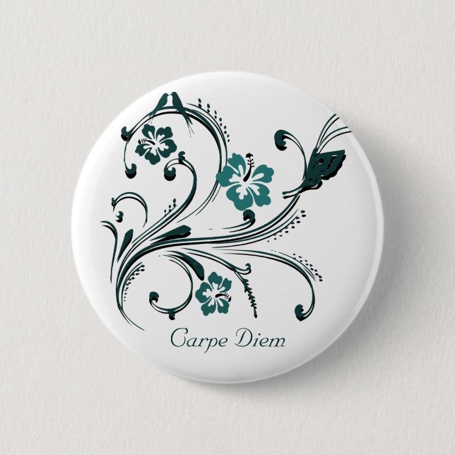 Carpe Diem 6 Cm Round Badge (Front)