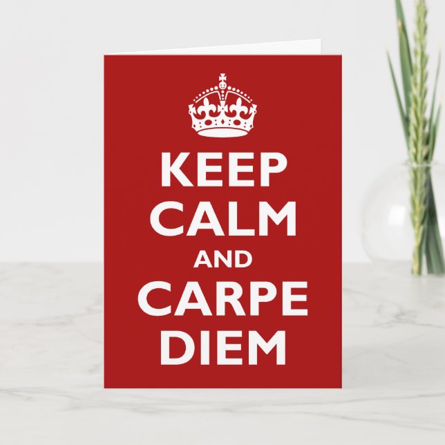 Carpe Diem! Card (Front)