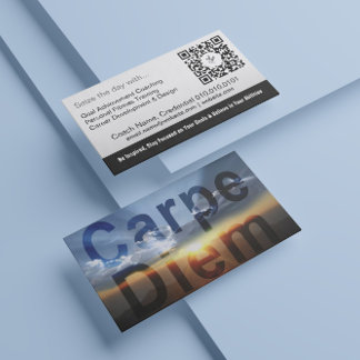 Carpe Diem Coaching Business Cards