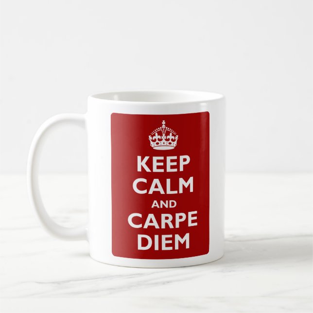 Carpe Diem! Coffee Mug (Left)