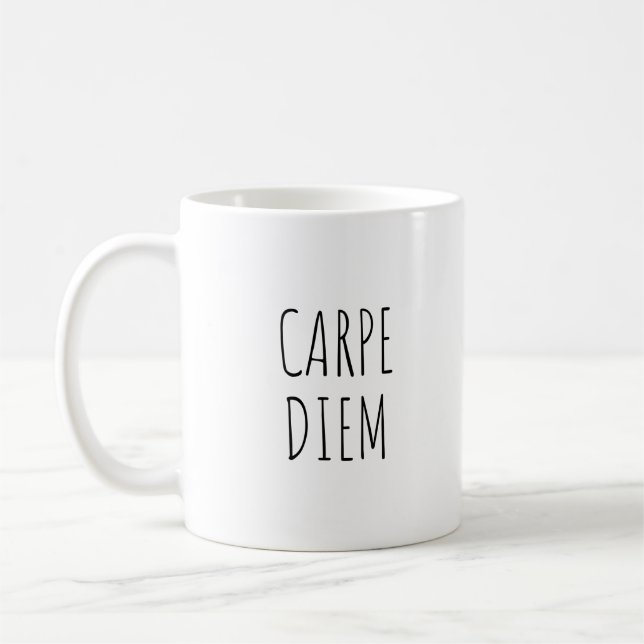 Carpe Diem Coffee Mug (Left)