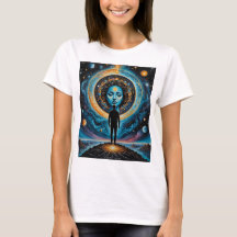 Carpe Diem Cosmic Goddess Art Shirt