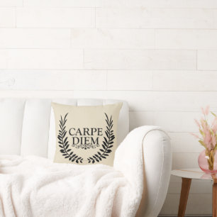 Carpe diem cushion
