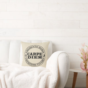 Carpe diem cushion