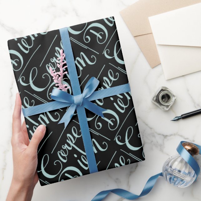 Carpe Diem Fancy Wrapping Paper (Gifting)