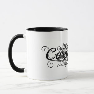 Carpe Diem Floral Garden Mug