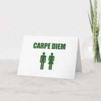Carpe Diem (green text boy & girl)