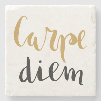 Carpe Diem - Inspirational Stone Coaster