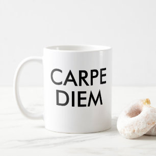 Carpe Diem latin quote Coffee Mug