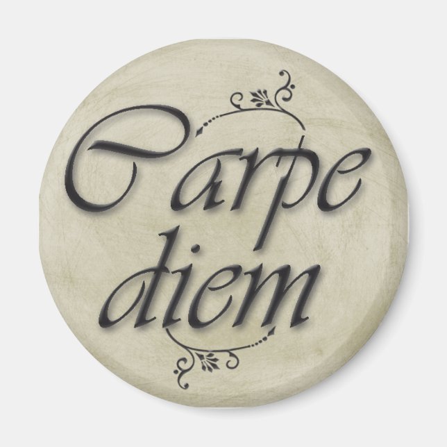 carpe diem magnet (Front)