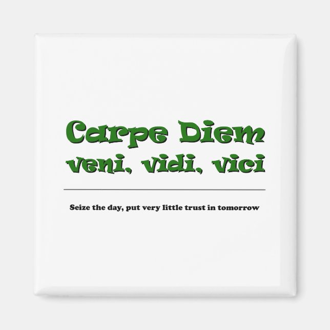 Carpe Diem Magnet (Front)