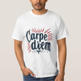 Carpe Diem Motivational Graphic T-Shirt