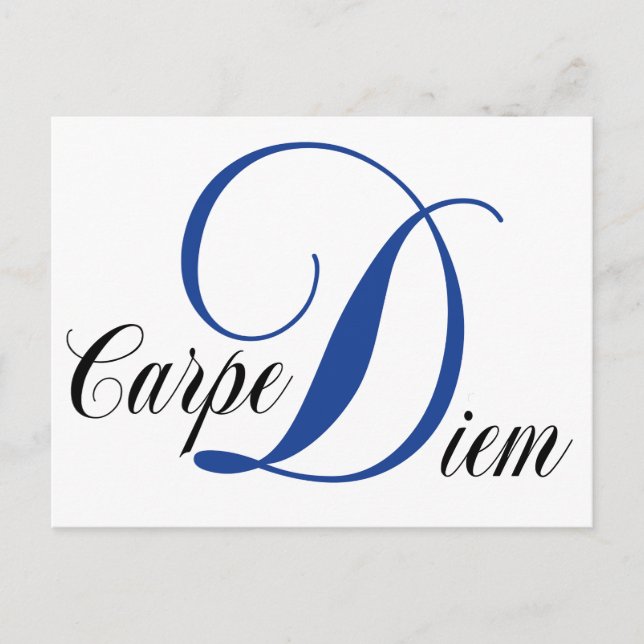 Carpe Diem Postcard (Front)