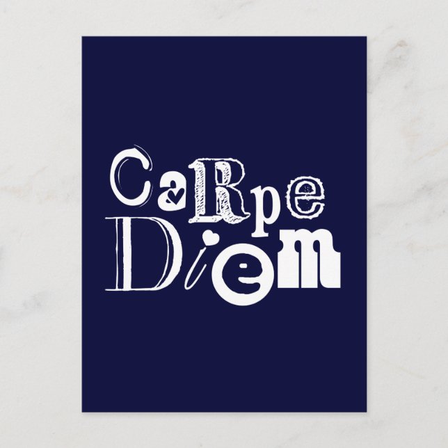 Carpe Diem Postcard (Front)