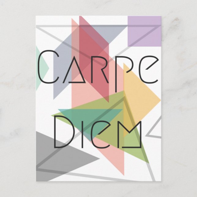 Carpe Diem Postcard (Front)