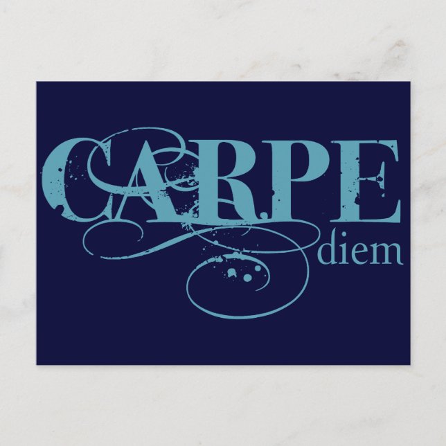Carpe Diem Postcard (Front)