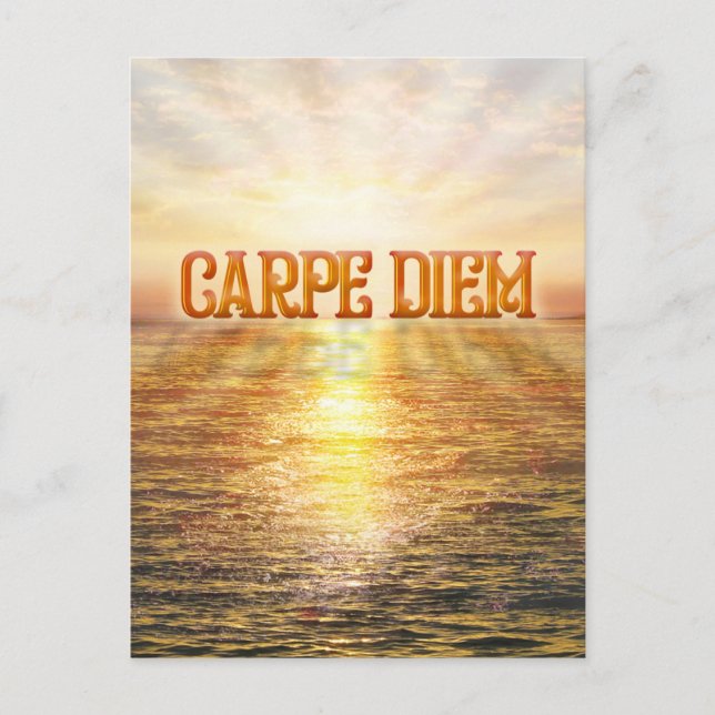 Carpe Diem Postcard (Front)