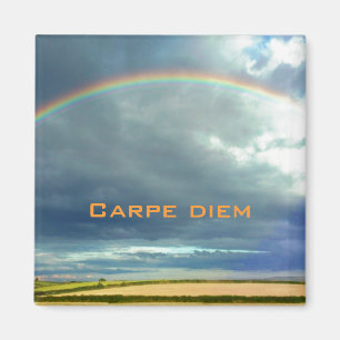Carpe Diem Rainbow Magnet