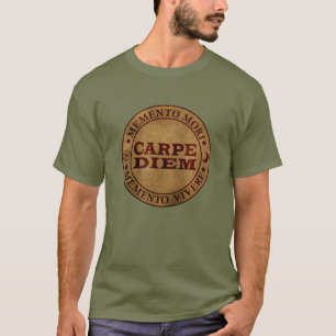 Carpe diem Seize the day Memento mori T-Shirt
