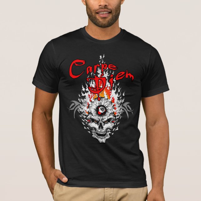 Carpe Diem Skull T-Shirt (Front)