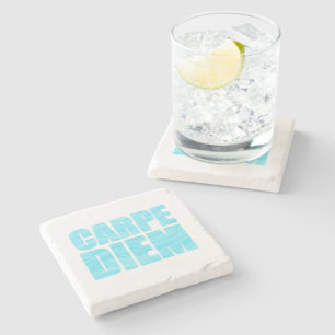 Carpe Diem Stone Coaster