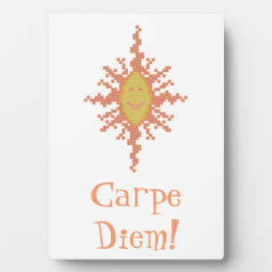 Carpe Diem! Sunburst Plaque