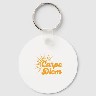 Carpe Diem Sunrise Premium  Key Ring