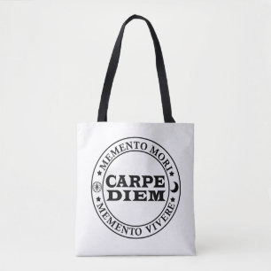 Carpe diem tote bag