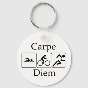 Carpe Diem Triathilon Key Ring