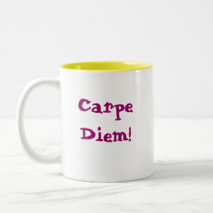 Carpe Diem! Two-Tone Coffee Mug