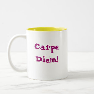 Carpe Diem! Two-Tone Coffee Mug