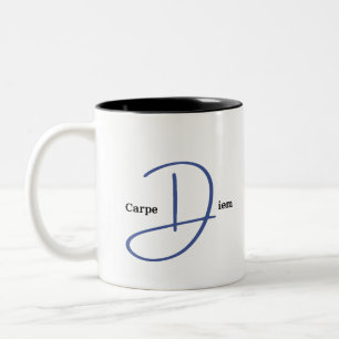 Carpe Diem Two-Tone Coffee Mug