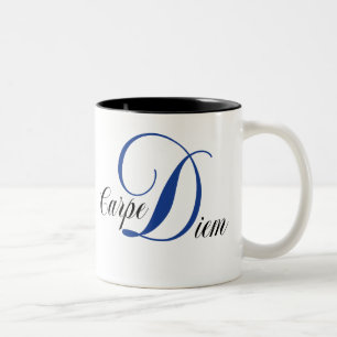 Carpe Diem Two-Tone Coffee Mug